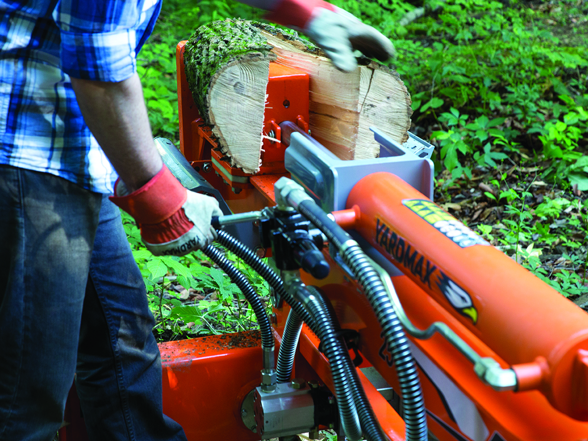 Review YARDMAX log splitter redefines the standard AGDAILY