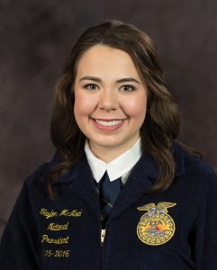 Taylor McNeel, Courtesy of National FFA