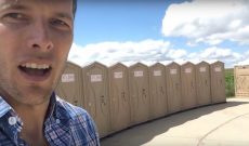 Farmer Derek eclipse vlog #2: Porta potty