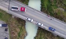 Indiana creek turns white after milk spill