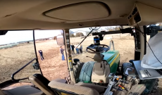 Farmer Derek entertains friends with his ‘ghost tractor’